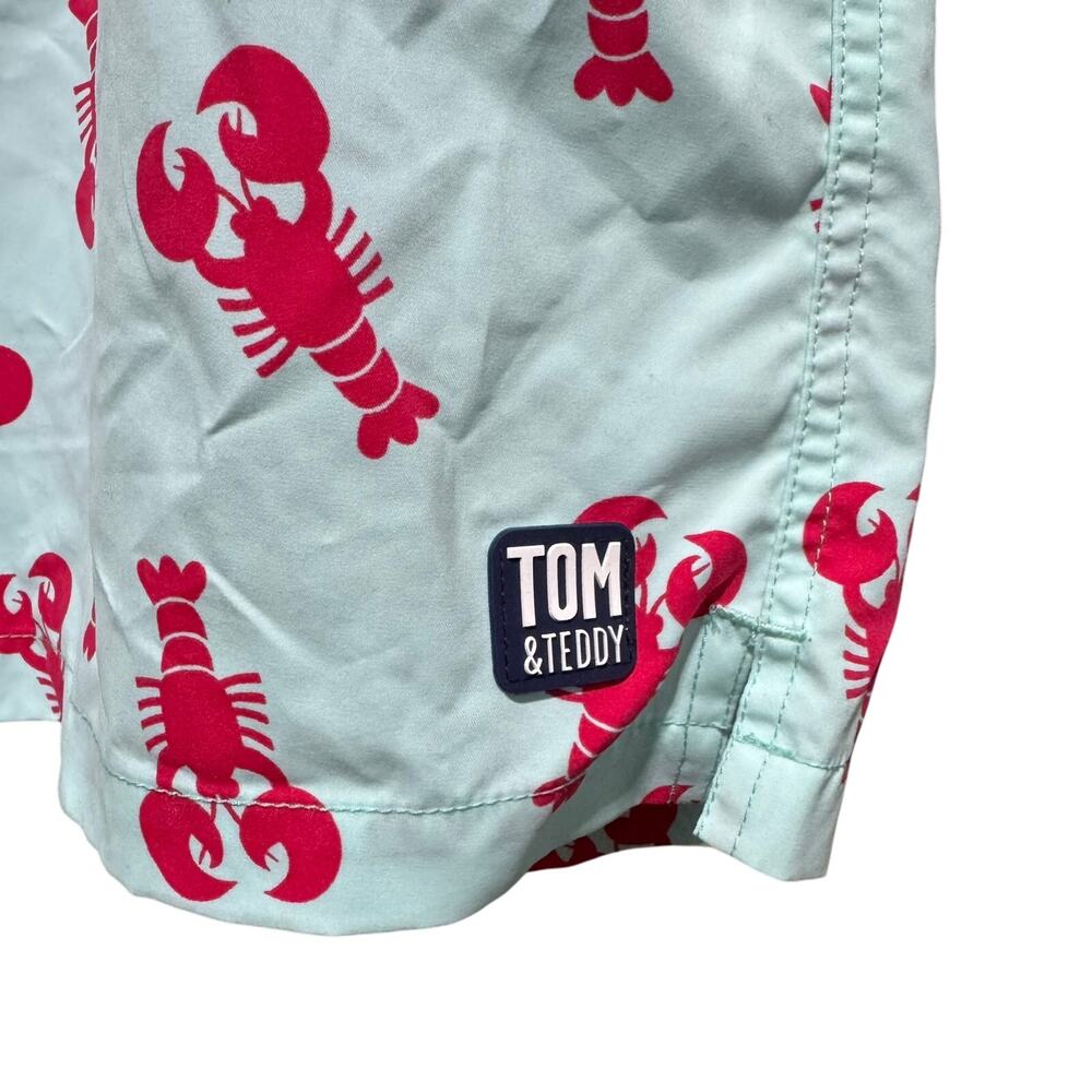 New to Posh B🔆| Euro StyleTom & Teddy Light Blue Swim Shorts with Red Crabs XXL - Picture 6 of 8